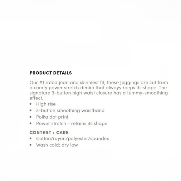TORRID DENIM Skinny Jeans Pants MEDIUM WASH BLUE w POLKA DOTS size 24 Smoothing - Picture 10 of 10